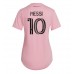 Inter Miami Lionel Messi #10 Voetbalkleding Thuisshirt Dames 2023-24 Korte Mouwen